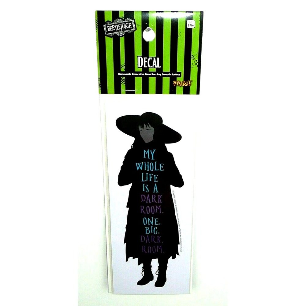 Beetlejuice Lydia Life is Dark Room Decal Halloween Ghost Movie Car Computer